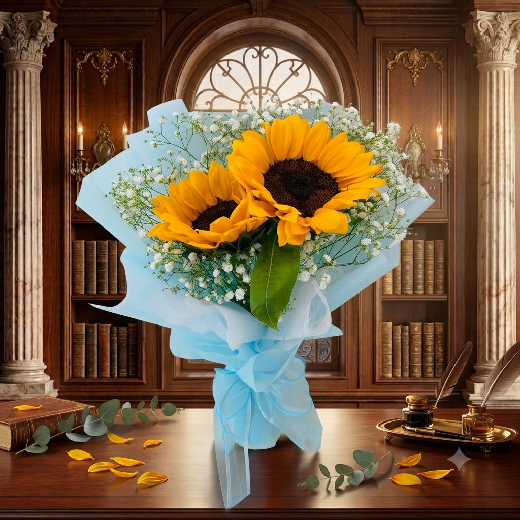 stunning bouquet of sunflower stunning bouquet of sunflower