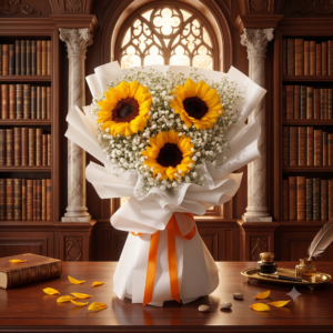 sunshine sunflower bouquet (1)
