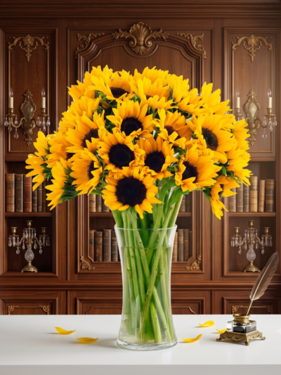 Sunflowers in Vase